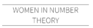 Women in Number Theory logo